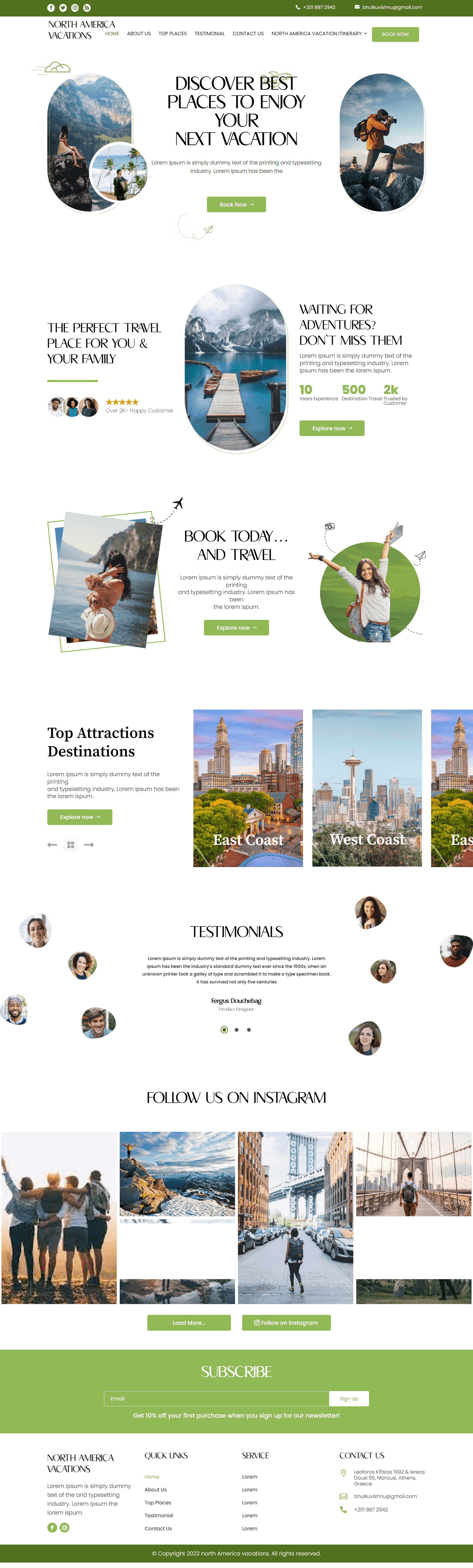 North America Vacations